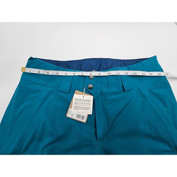 Patagonia Women's S Belay Blue Insulated Powder Town Snow Pants Reg NWT - Picture 3 of 13